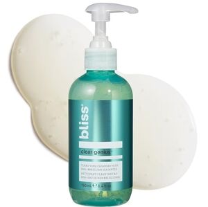 Bliss Clear Genius Clarifying Cleanser w/BHA & Brazilian Sea Water, 6.4oz, New